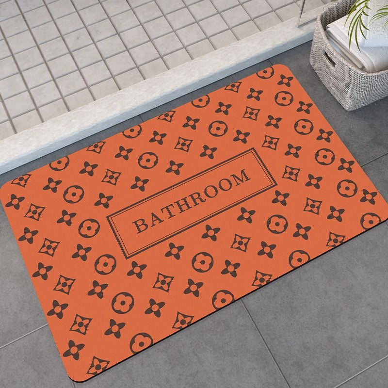 Luxury Soft Diatomite Absorbent Non-Slip Entrance Door Mat Shower Mat