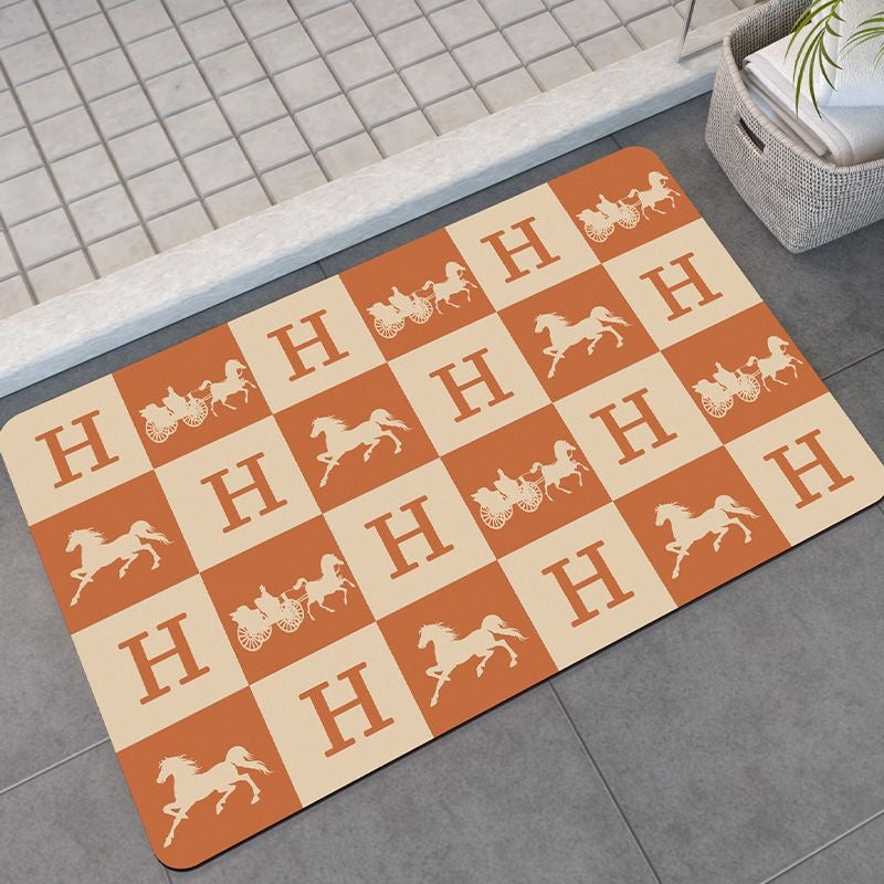 Luxury Soft Diatomite Absorbent Non-Slip Entrance Door Mat Shower Mat