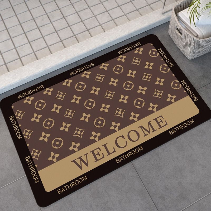 Luxury Soft Diatomite Absorbent Non-Slip Entrance Door Mat Shower Mat