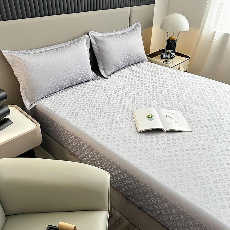 Ultra Soft Deep Pocket Waterproof Silky Satin Bed Fitted Sheet Set