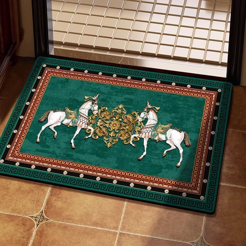 Ultra Thin Quick Dry Super Absorbent Washable Bath Rug Shower Mat