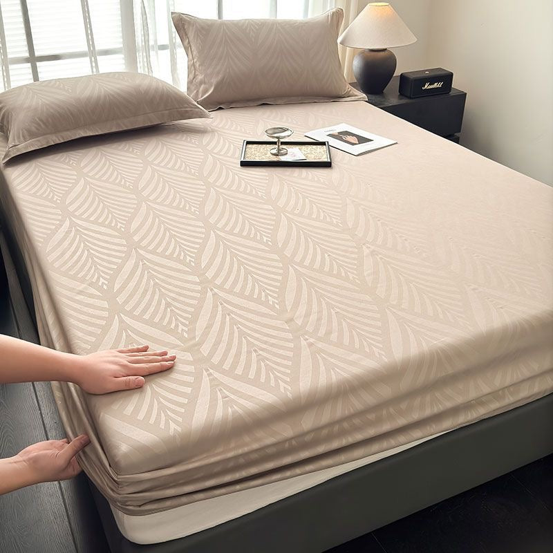 Modern Soft Cotton Fitted Bed Sheet Set