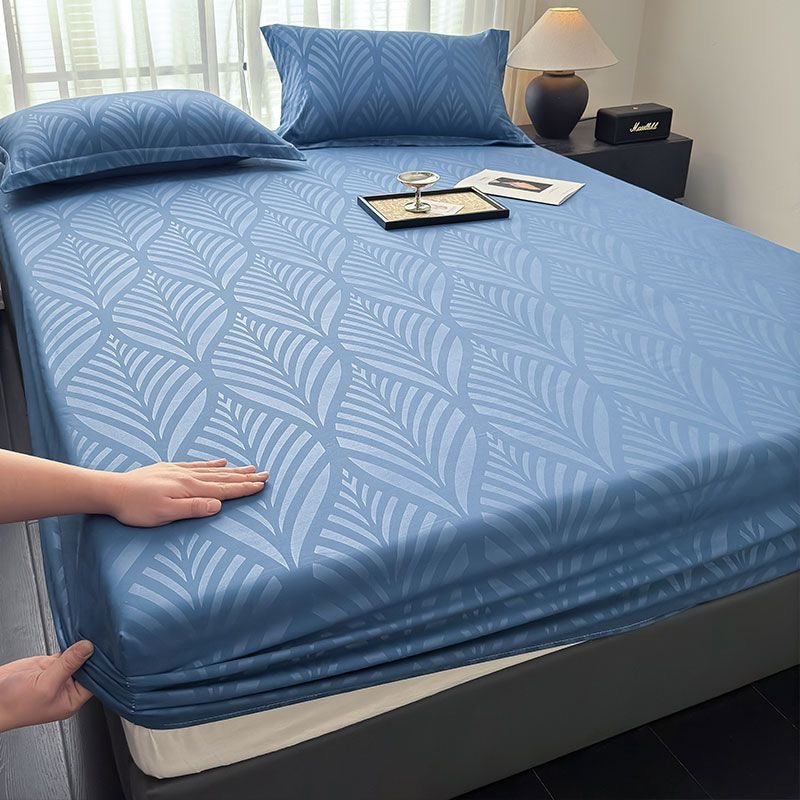 Modern Soft Cotton Fitted Bed Sheet Set